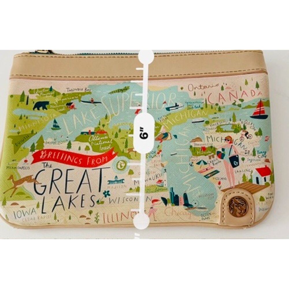 Spartina 449 Greetings From the Great Lakes Scout Wristlet - Picture 11 of 11